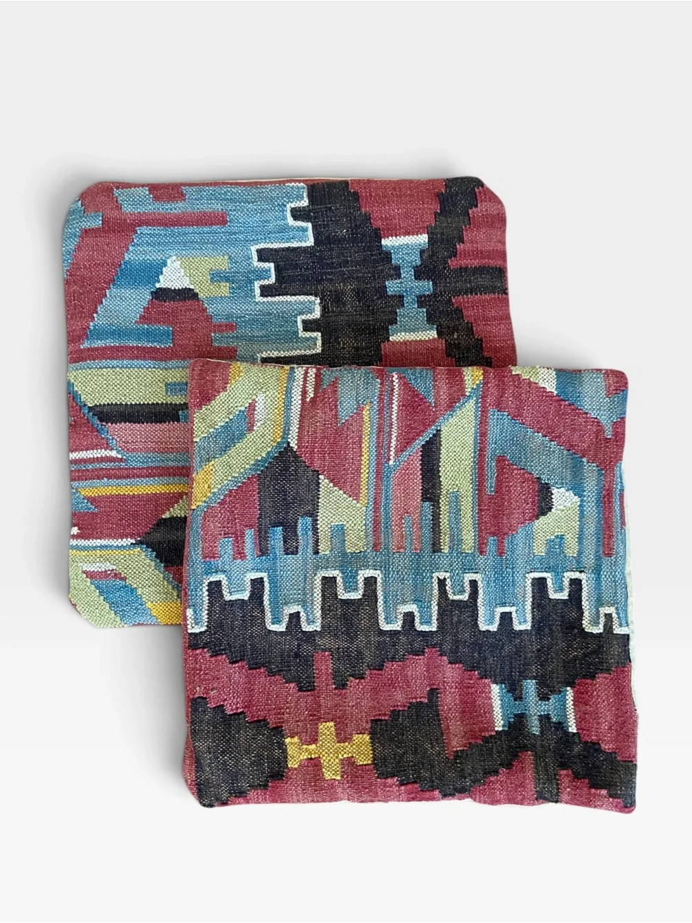 Vintage Pottery Barn Kilim Pillows Covers - Set of 2